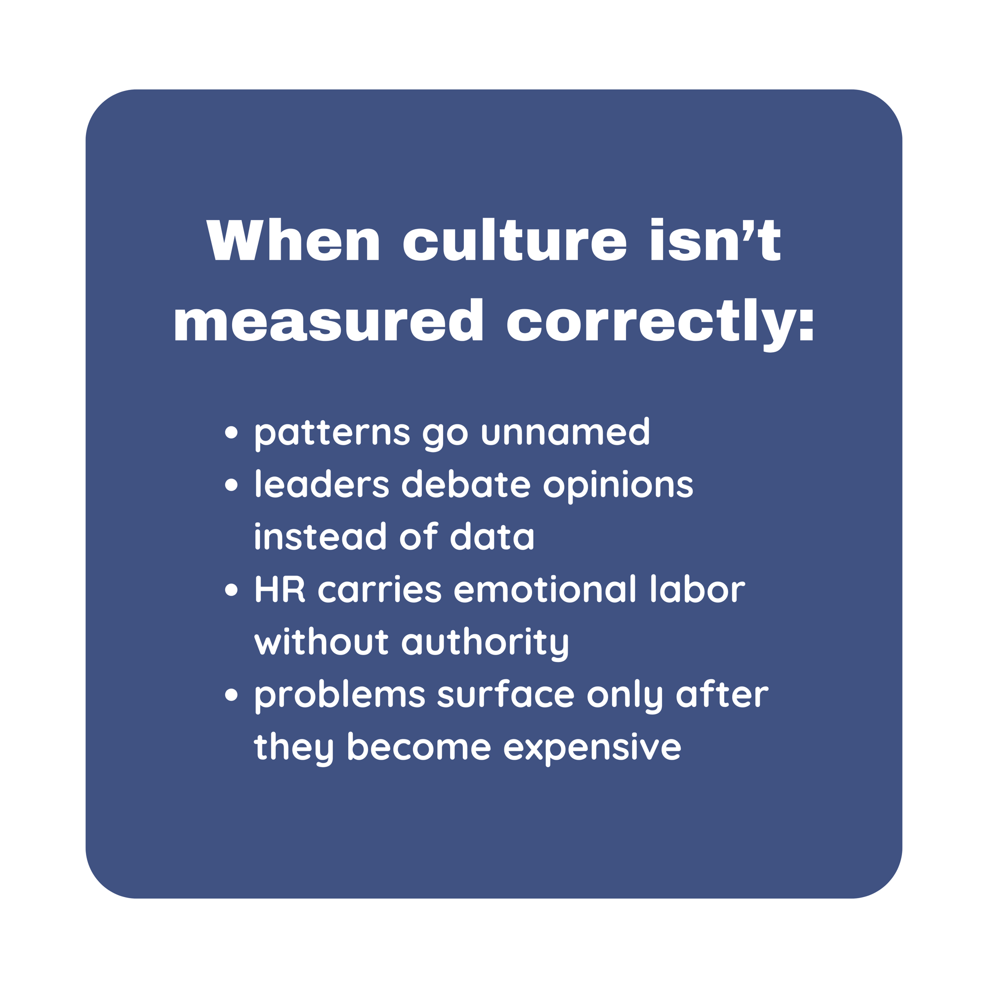 Most organizations treat culture as (5)